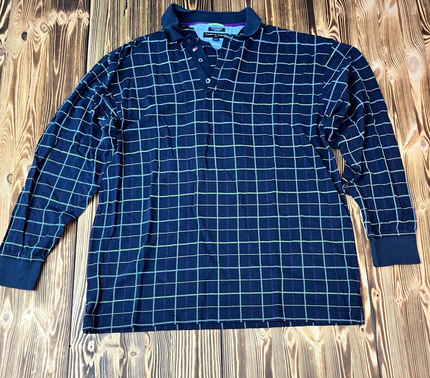 Tommy Hilfiger Golf Langarm-Polo – Größe L
