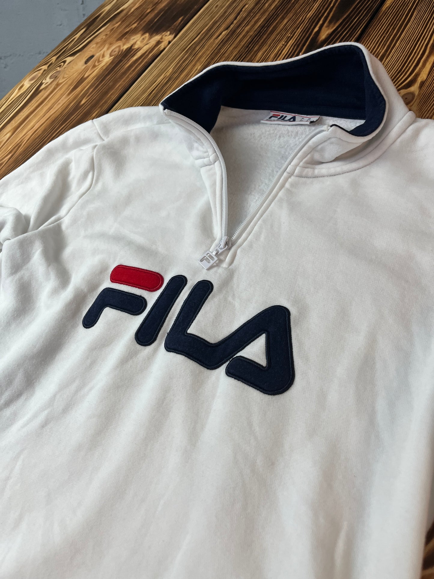Vintage FILA Half Zip Pullover – Größe M