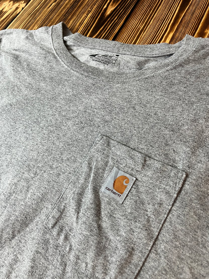 Carhartt Longsleeve Pocket T-Shirt – Grau – Größe XXL