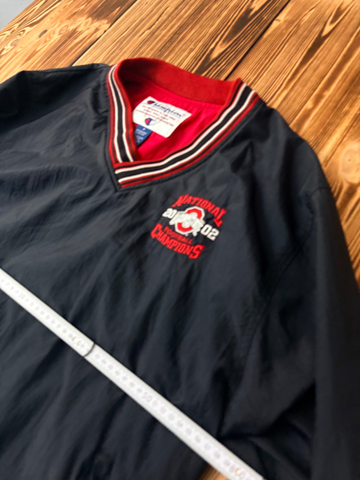 Champion Ohio State National Champions 2002 Windbreaker – Größe M (passt auch L