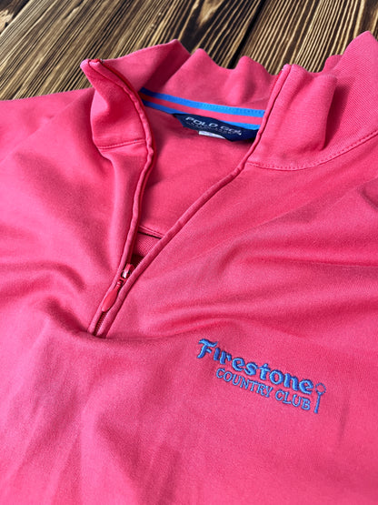 Firestone Country Club Vintage Pullover – Rosa | Top Zustand XL