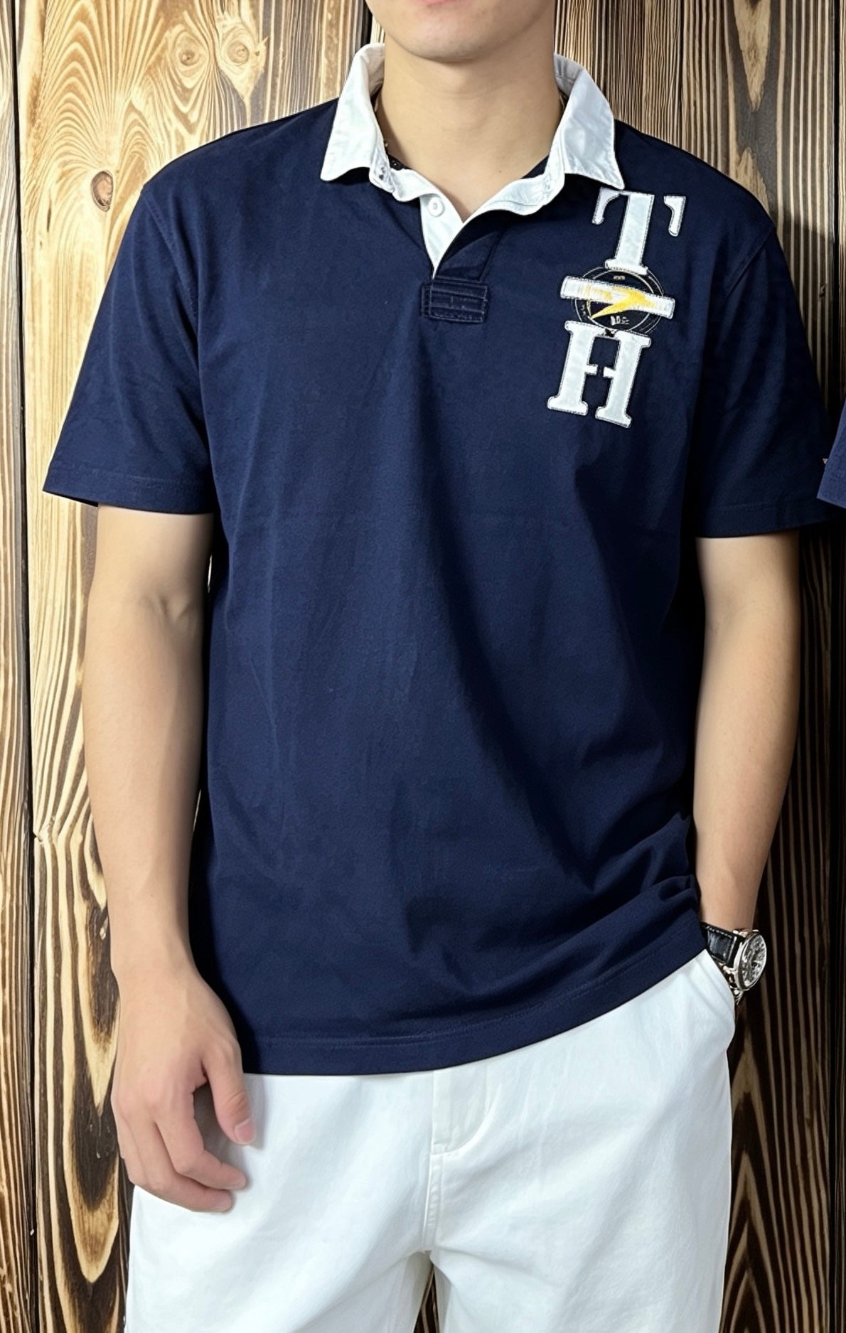 Tommy Hilfiger Poloshirt Made in USA Gr.L