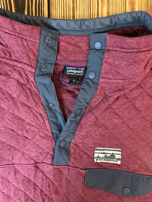 🍷 Patagonia Organic Cotton Pullover – Größe XL 🏔️✨
