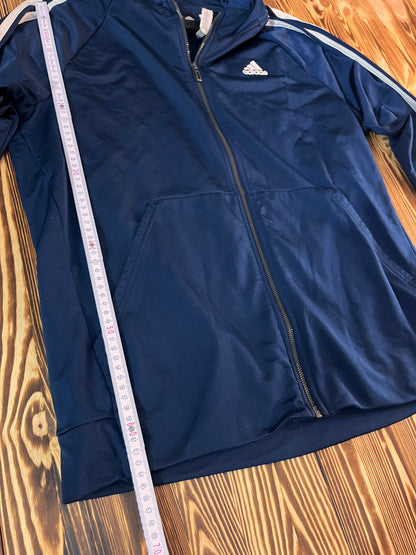 Adidas Trainingsjacke Gr.L mit Kapuze Klassischer 3-Streifen Look 🔥