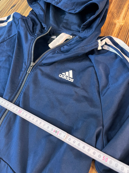 Adidas Trainingsjacke Gr.L mit Kapuze Klassischer 3-Streifen Look 🔥