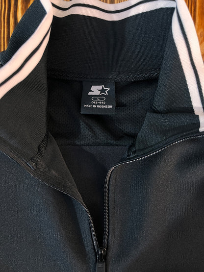 Starter Track Jacket / Trainingsjacke Schwarz-Weiß 🔥 Gr.L