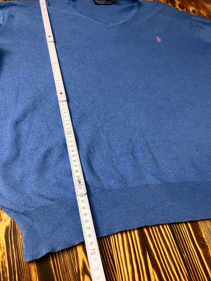 🔵 Polo Ralph Lauren V-Neck Knit Sweater