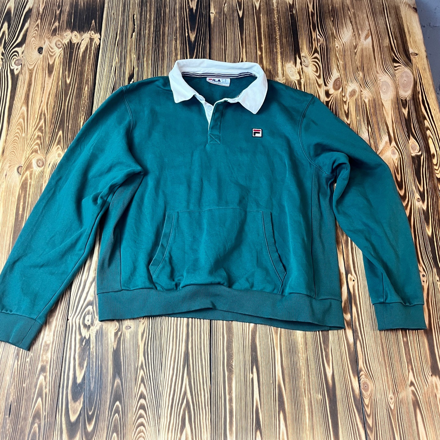 Vintage Fila Rugby Sweatshirt Gr. L