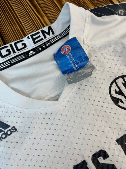 Adidas Texas A&M #12 Football Jersey – Größe M (fällt deutlich größer aus!)