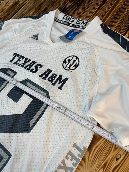 Adidas Texas A&M #12 Football Jersey – Größe M (fällt deutlich größer aus!)