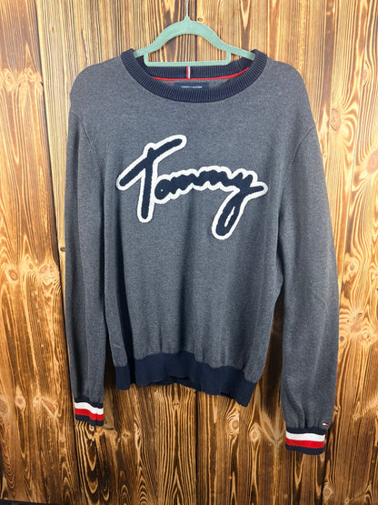 Tommy Hilfiger Vintage Pullover grau – Front