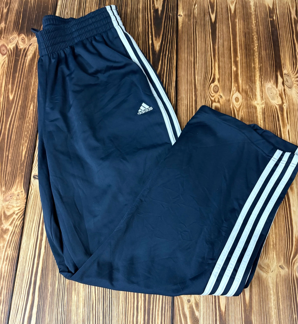 adidas Vintage Trainingshose Navy Blau Vorderansicht