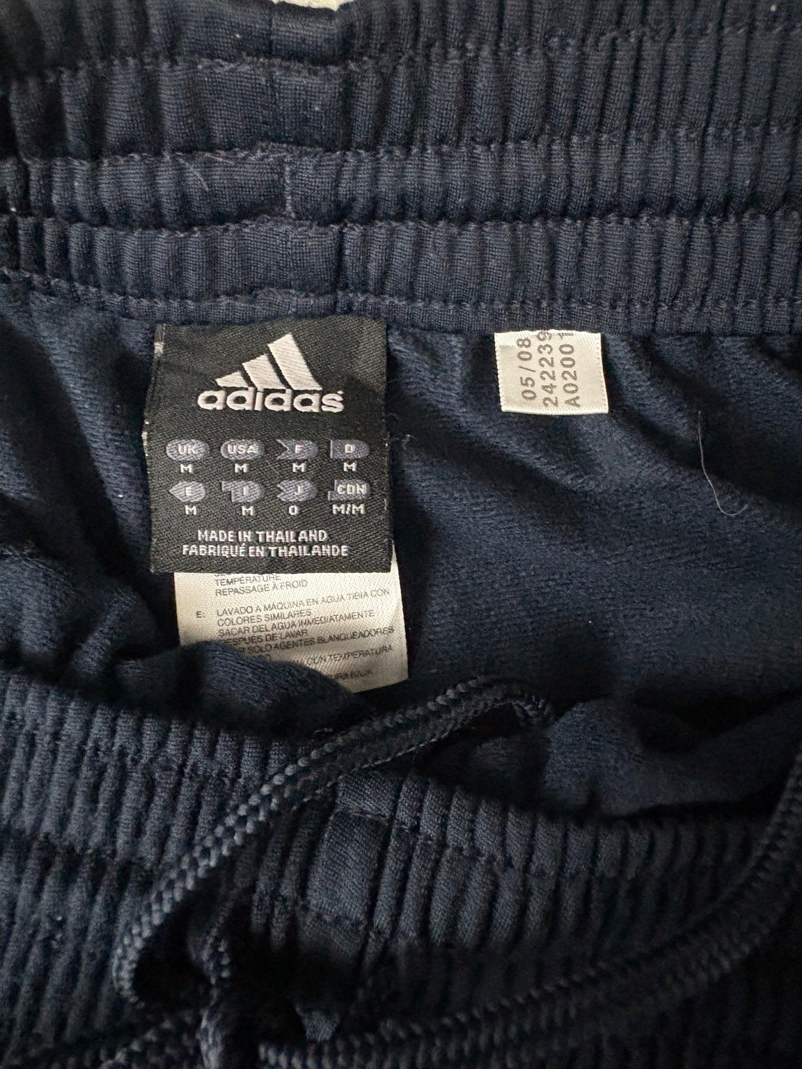 adidas Vintage Trainingshose Navy Blau Etikett