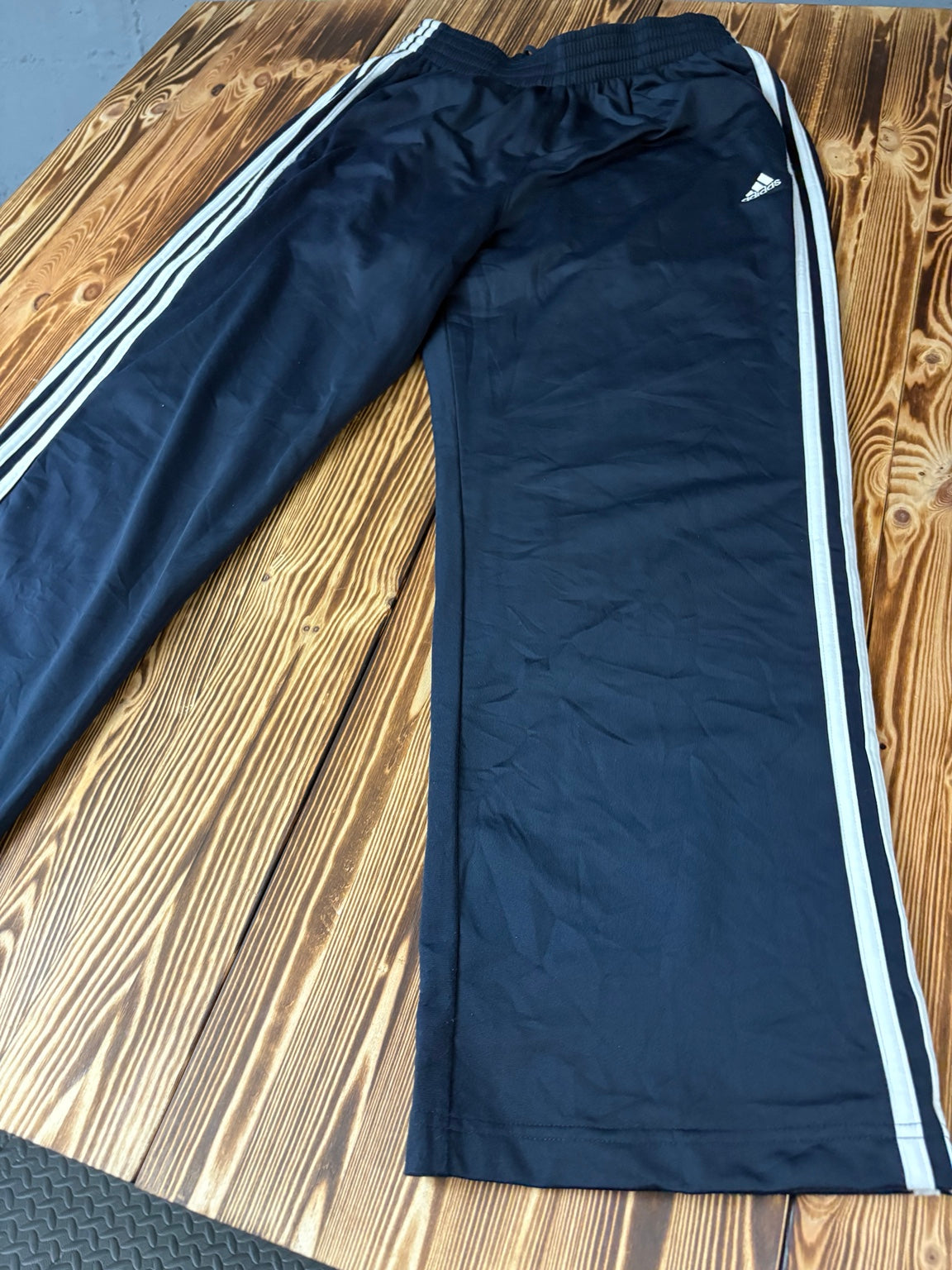 adidas Vintage Trainingshose Navy Blau Ganzansicht