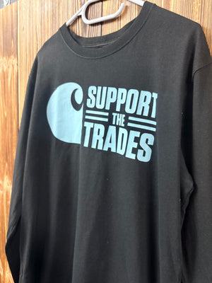 Carhartt Support The Trades Longsleeve – Schwarz – L