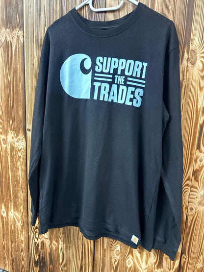 Carhartt Support The Trades Longsleeve schwarz