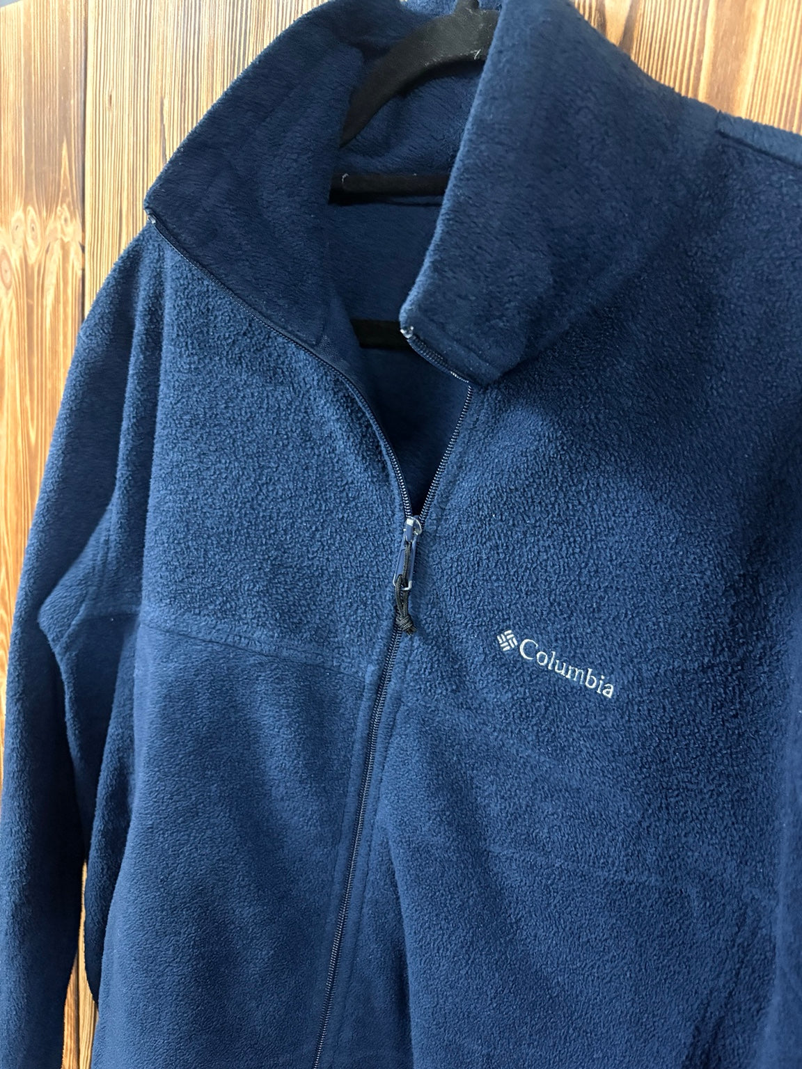 Columbia Fleecejacke Navy Detail
