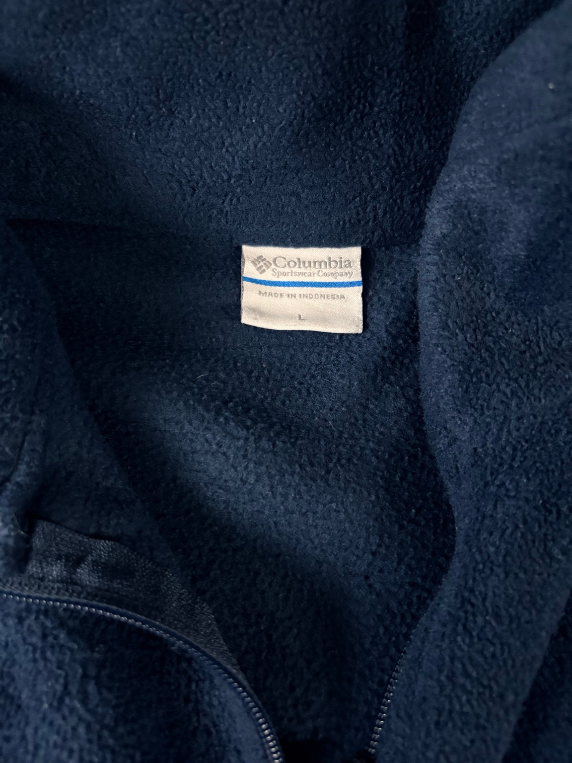 Columbia Fleecejacke Navy Material