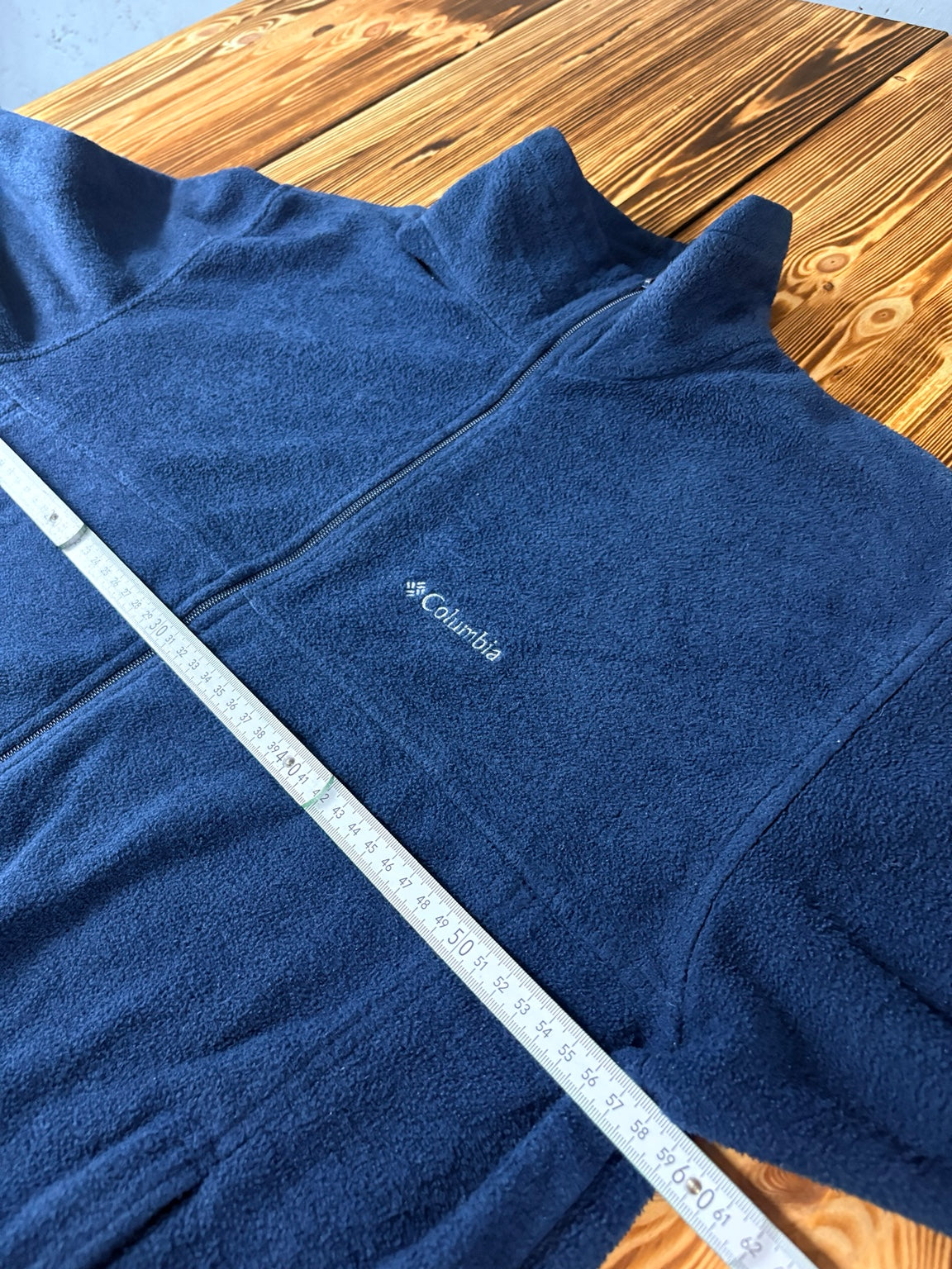 Columbia Fleecejacke Navy Etikett Größe L