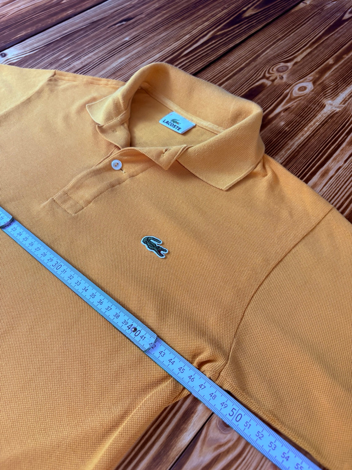 Lacoste vintage polo shirt crocodile logo detail