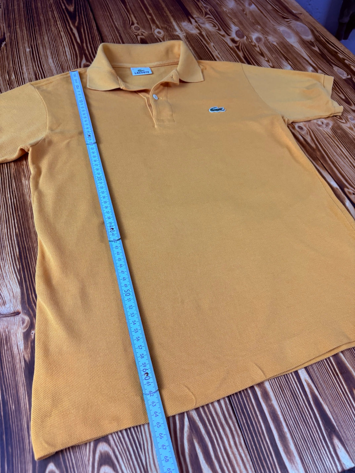 Lacoste vintage polo shirt measurements