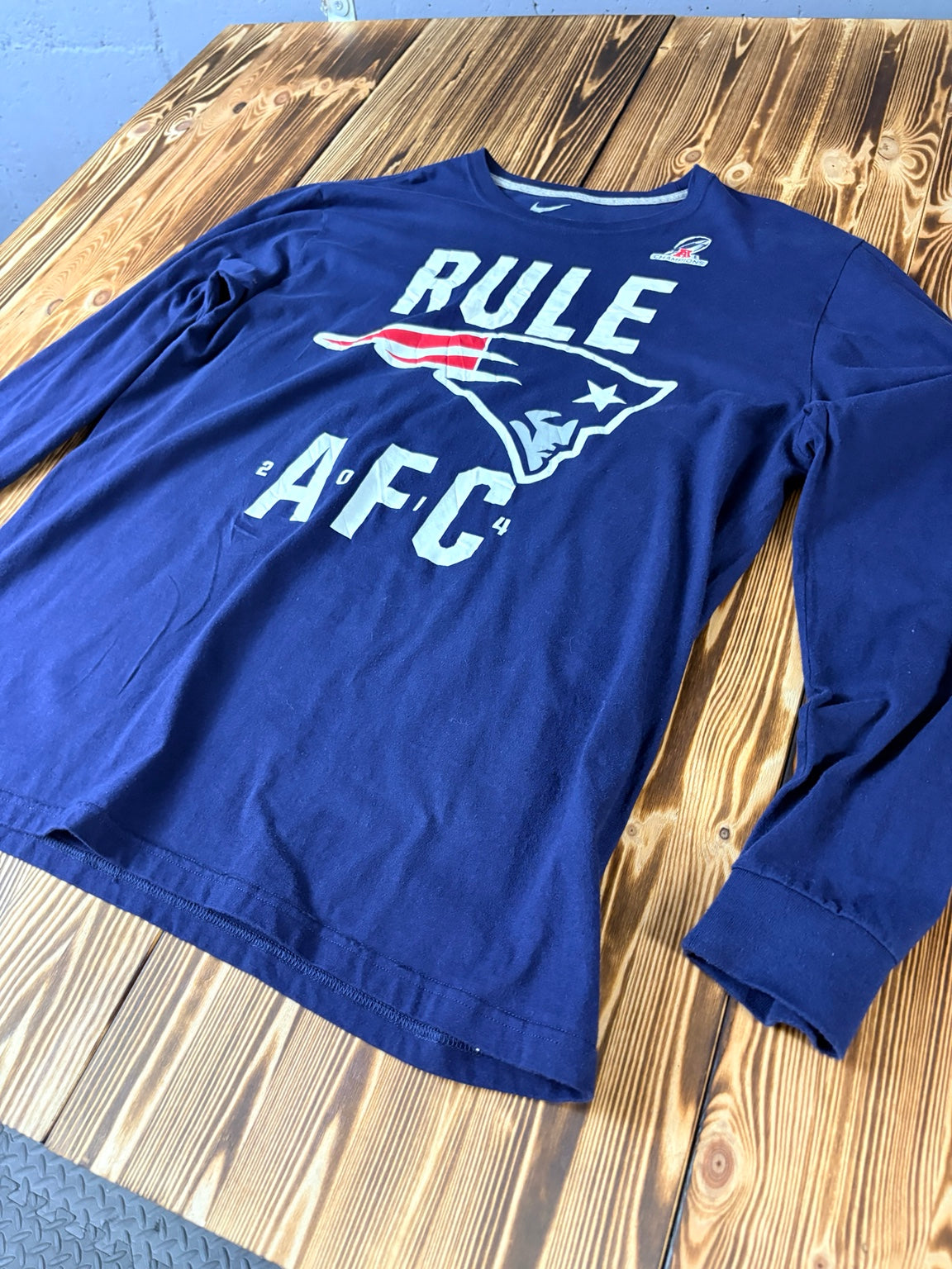Nike Patriots AFC Champions Detail