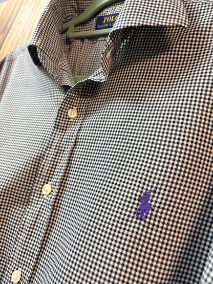 Polo Ralph Lauren Vintage Hemd – Karomuster und Logo Detail