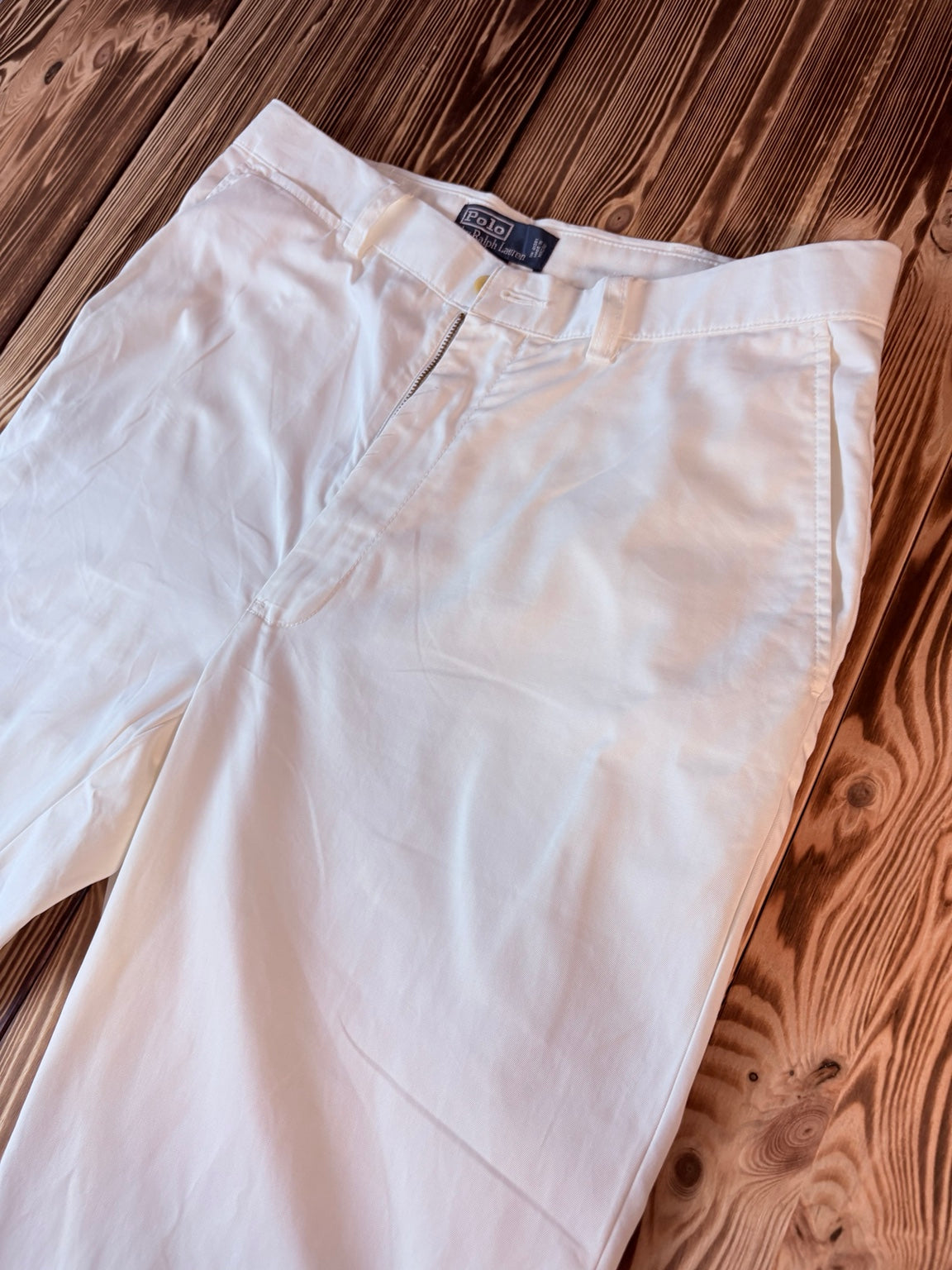 Polo Ralph Lauren weiße Hose Vorderseite