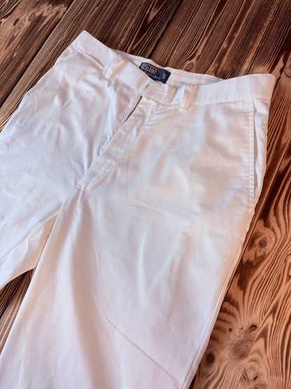 Polo Ralph Lauren weiße Hose Vorderseite