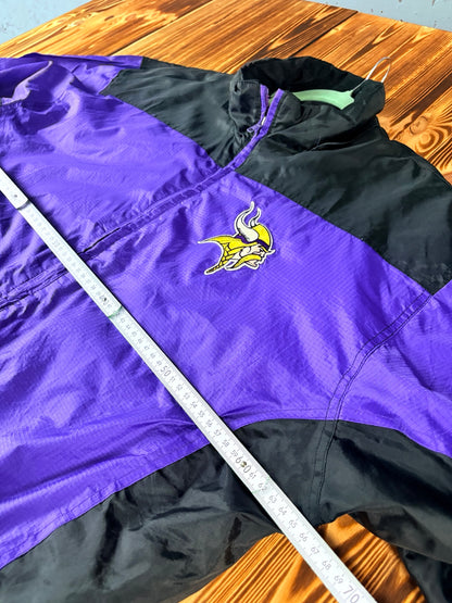 Vintage Minnesota Vikings Windbreaker Detail