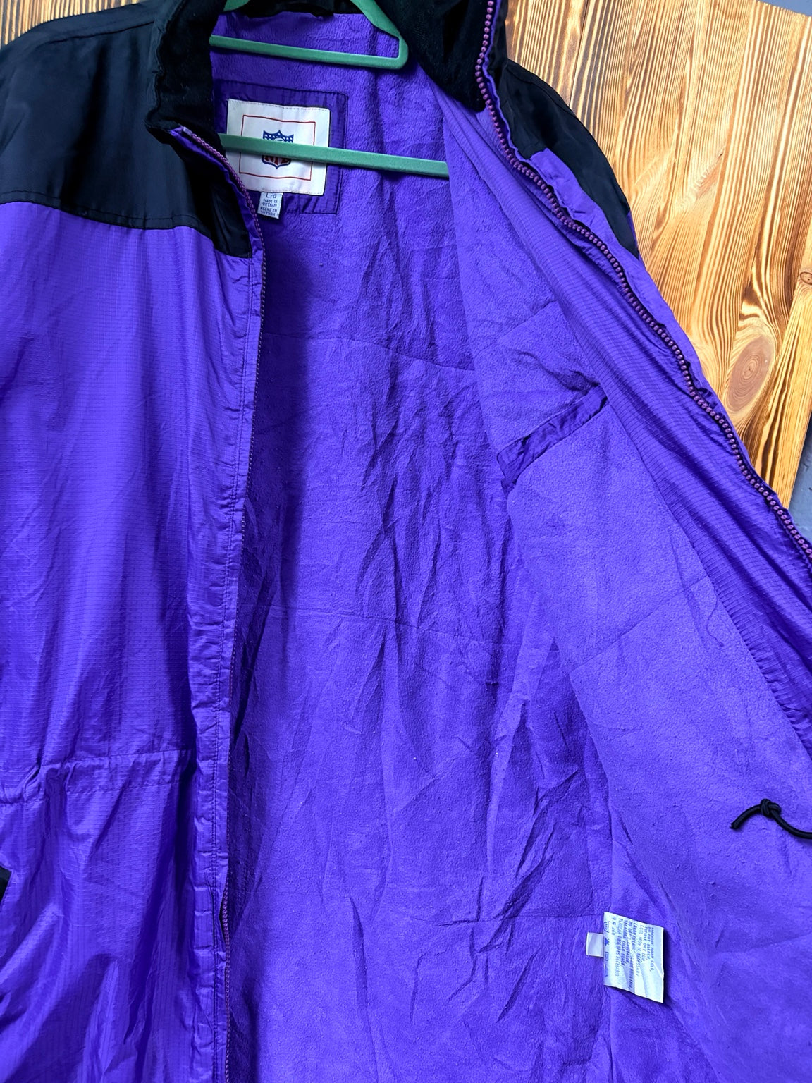 Minnesota Vikings Windbreaker Innenansicht
